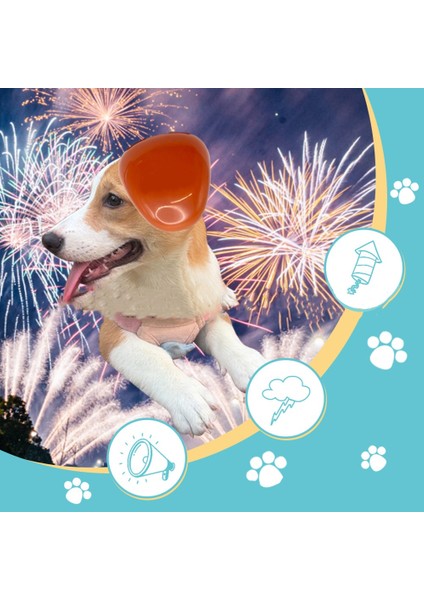 Işitme Için Köpek Kulakları Köpek Gürültü Engelleme Kulak Muff Köpek Gürültü Koruma Kulaklık Pembe (Yurt Dışından) modelleri