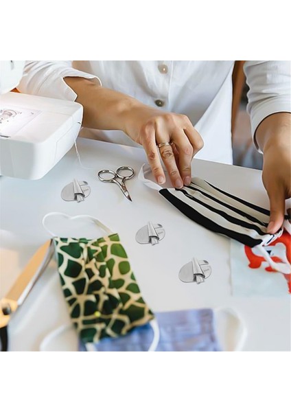 3pcs Dikiş Haddelenmiş Hemmer Ayağı, 6/7/8mm Genişliğinde Haddelenmiş Basınç Ayağı, 10 Adet Iğne ile Dikiş Makinesi Baskısı Ayağı (Yurt Dışından) fırsatları