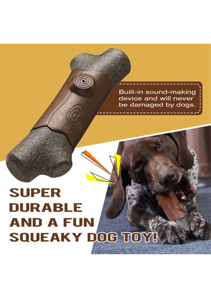 Orta ve Büyük Köpekler Için Interaktif Gıcırtılı Elastik Çiğneme Oyuncak Dışlar Temizlik Dış Mekan Etkileşimli Şube Çiğneme (Yurt Dışından) fırsatları