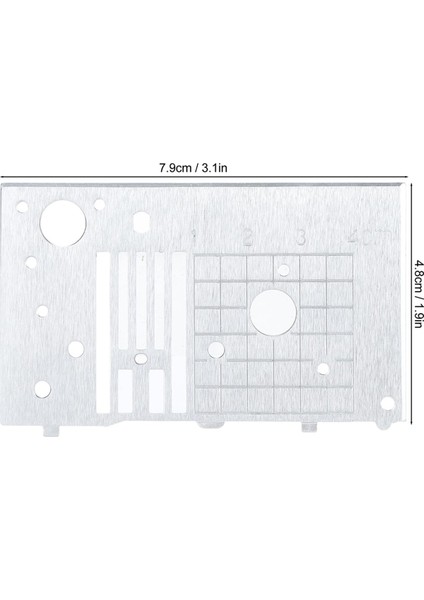 Metal Düz Dikiş Iğnesi Plaka, BROTHER-LB5000 Için Uyumlu Olan Profesyonel Iğne Plakası, Elite PE545, CE1100PRW (Yurt Dışından) fırsatları