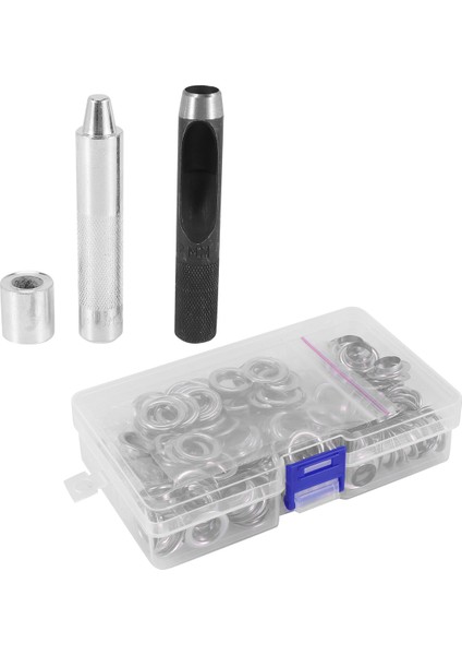 Grommet Tool Kit, Grommet Ayar Aracı 100 Set Grommets Gözetleri (1/2 Inç Çap) Kıyafetler ve Kuyruğu Yumruk Die Aracı (Yurt Dışından) modelleri