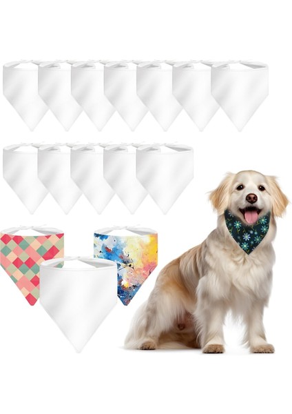 36 Pcs Süblimasyon Boş Köpek Bandana, Dıy Tatil Köpek Eşarp, Süblimasyon Üçgen Bib Biber Bitkisi Köpek Etiketleri Boşluklar Toplu (Yurt Dışından) fiyatları