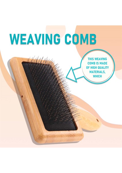 Makrome Fırça Goblen Dokuma Tarak Aracı Macrame Saçak Dokuma Örgü Aksesuarları Dıy Örgülü Açık Düğüm (Yurt Dışından) fırsatları