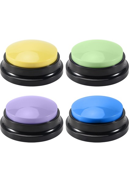 Kaydedilebilir Köpek Düğmeleri, Iletişim Evcil Hayvan Eğitimi Buzzer Için Köpek Düğmeleri, Köpek Konuşma Düğmesi Set Komik Hediye, 4 Pcs (Yurt Dışından) fiyatları