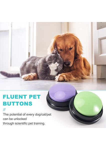 Kaydedilebilir Köpek Düğmeleri, Iletişim Evcil Hayvan Eğitimi Buzzer Için Köpek Düğmeleri, Köpek Konuşma Düğmesi Set Komik Hediye, 4 Pcs (Yurt Dışından) indirimleri