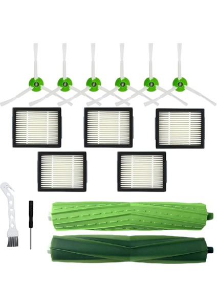 Irobot Roomba Için I7 I7+ I6 I6+ I3 I3+ I8 I8+ I4 I4+ I5 I5+ I2 I2+ I1 I1+ Ie Vakum Silindiri Yan Fırça Hepa Filtresi (Yurt Dışından)