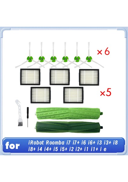 Irobot Roomba Için I7 I7+ I6 I6+ I3 I3+ I8 I8+ I4 I4+ I5 I5+ I2 I2+ I1 I1+ Ie Vakum Silindiri Yan Fırça Hepa Filtresi (Yurt Dışından) fırsatları