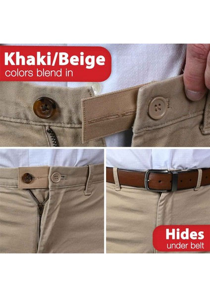 Pantolon Için Düğme Genişletici Beller ve Kadınlar Için Pantolon Için Genişleticiler (6 Parçalı Çoklu Stil) Kot Düğme Genişletici (Yurt Dışından) modelleri