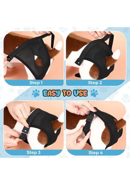 3pcs 9 Pamuklu Pamalı Köpek Çocuk Bezi, Sürtükler Için Yıkanabilir Koruyucu Pantolon Yıkanabilir Koruyucu Pantolon (Xl) (Yurt Dışından) modelleri