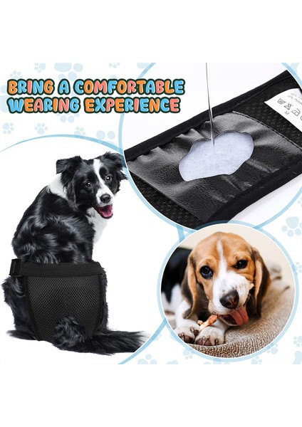 3pcs 9 Pamuklu Pamalı Köpek Çocuk Bezi, Sürtükler Için Yıkanabilir Koruyucu Pantolon Yıkanabilir Koruyucu Pantolon (Xl) (Yurt Dışından) fırsatları