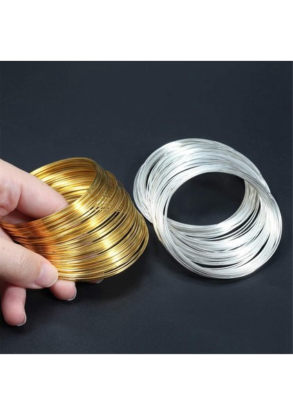200 Troops Bellek Teli Bilezik Yapmak Altın Gümüş Tonu Takı Tel Bellek Boncuk Teli Mücevher Yapımı (Yurt Dışından) fırsatları