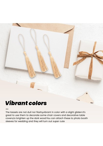 100PCS Altın 13CM/5 Inç El Yapımı Yumuşak Püsküllüler Dişi Mücevher Yapımı Için Yer Imi Püskülleri, Dıy Projeleri, Yer Imleri (Yurt Dışından) fiyatları