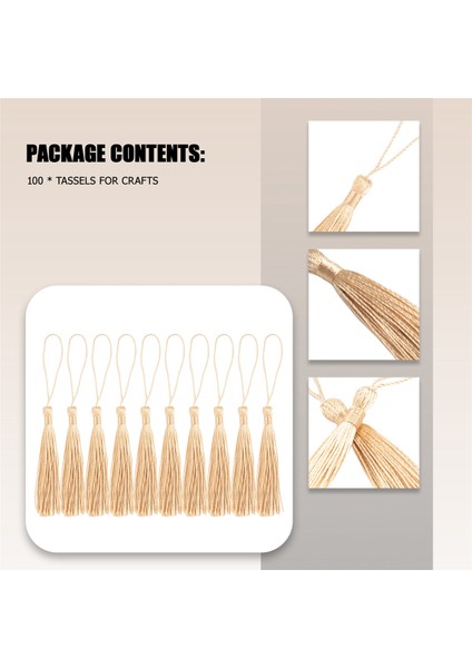 100PCS Altın 13CM/5 Inç El Yapımı Yumuşak Püsküllüler Dişi Mücevher Yapımı Için Yer Imi Püskülleri, Dıy Projeleri, Yer Imleri (Yurt Dışından) indirimleri