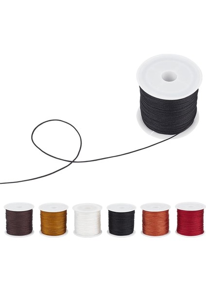 300 Yarda Naylon Tel Kordon, 0.8mm Boncuk Iplik Düğümleme Naylon Kordonlar Örgülü Asansör Gölge Kablosu Fo Kolyeler, Makrone (Yurt Dışından)