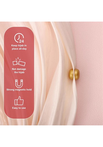 8pcs Hicab Manyetik Pimleri, Çok Kullanımlı Hijab Mıknatıslar Güçlü Eşarp Manyetik Pim Manyetik Eşarp Kadınlar Için Tutar (Yurt Dışından) modelleri