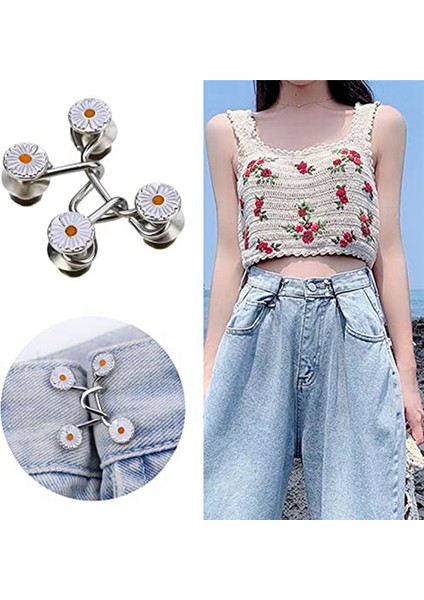 Ayarlanabilir Kot Pantolon Pin Set Bel Sıkıcı Ayı Klips Ayı Pantolon Klip (Yurt Dışından) fırsatları