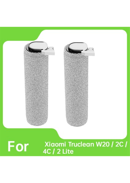 Xiaomi Truclean W20 / 2c / 4c / 2 Lite Islak ve Kuru Elektrikli Süpürge Ana Fırça Yedek Parçaları 2 Adet (Yurt Dışından) modelleri