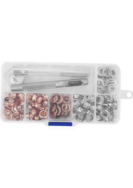 100 Set 1/4 Inç Grommet Kit Gromets Gözetleri 3 Adet ile Takım Kiti Takma Kiti, 2 Renk (Yurt Dışından) fırsatları