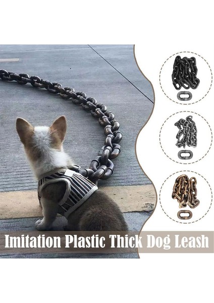 Köpek Çekiş Halat Simülasyon Kalın Zincir Büyük Demir Zincir Komik Şaka Köpek Yürüyüş Evcil Hayvan Malzemeleri Halat Antik Gümüş (Yurt Dışından) fiyatları