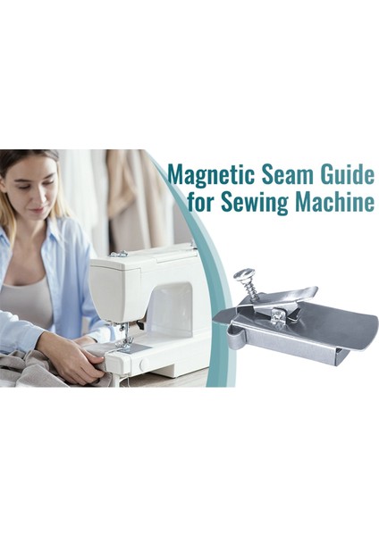 Dikiş Makinesi Için Manyetik Dikiş Kılavuzu Manyetik Dikiş Kılavuzu Cetvel Çok Fonksiyonlu Düz Çizgi Hems Dikiş Cetveli (Yurt Dışından)