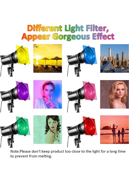 6 Renkli Film Paketi Jel, Şeffaf Renkli Film, Lambalar Için Isıya Dayanıklı, Renkli Filtre (30 x 21 Cm) (Yurt Dışından) indirimleri