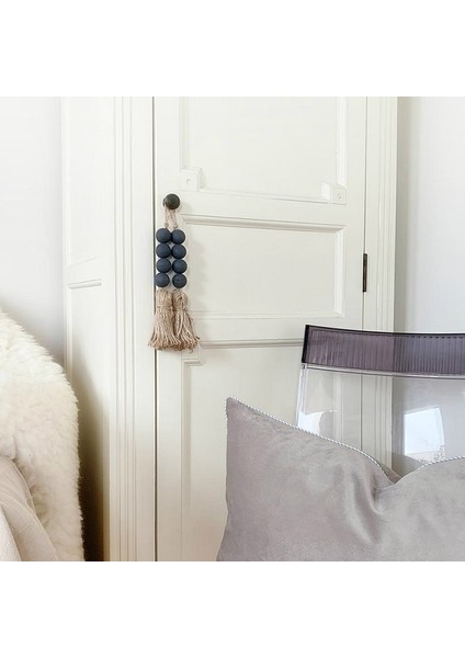 Closet Art Craft Farmhouse Rustik Ahşap Boncuk Çelenk Ev Dekoru Asılı Çekmece Knob Hediye Kolye Kapı Tassel (Yurt Dışından) modelleri