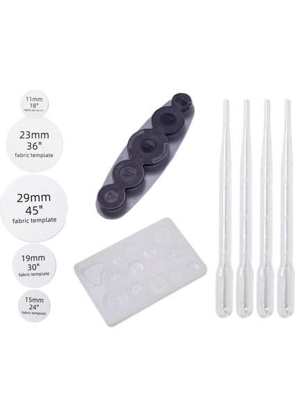 Kapak Düğmeleri Için Kumaş Kapak Düğmeleri 11MM 15MM 19MM 23MM 29MM Kumaş Düğme Araçları Giysi Süslemeleri Için Kalıplar Döküm (Yurt Dışından)
