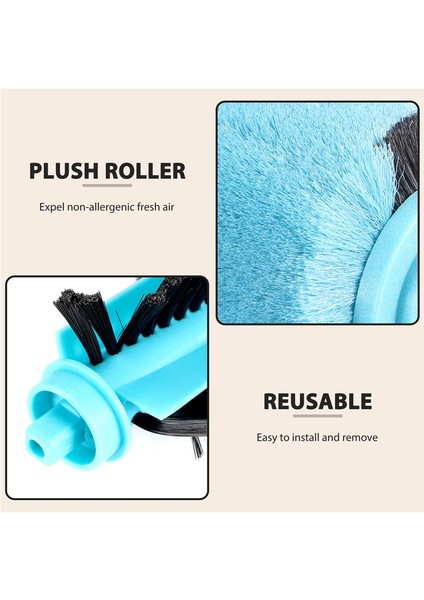 Hepa Filtre Rulo Fırça Paspas Pedleri Kumaş Conga 1890 3790 3290 3490 3690 Elektrikli Süpürge Yedek Parçaları Yan Fırça (Yurt Dışından)