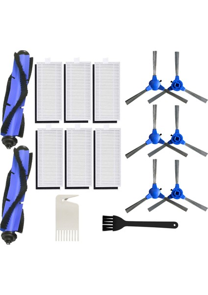 Filtre Rulo Yan Fırça Anker Eufy Robovac 11S 30 30C 15C 12 25C 35C Robotlu Süpürge Yedek Aksesuarlar (Yurt Dışından)