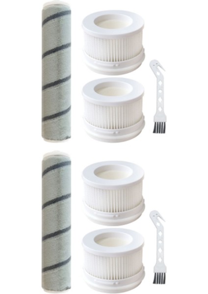 Hepa Filtre Döner Fırça Değiştirme Xiaomi Mijia 1c El Akülü Elektrikli Süpürge Rulo Fırça Parçaları (8 Adet) (Yurt Dışından)