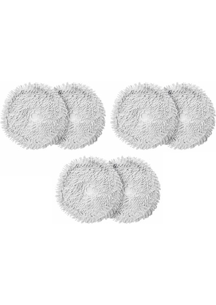 6 Adet Yıkanabilir Paspas Bezi Değiştirme Xiaomi Dreame Bot W10 Kendi Kendini Temizleyen Robotlu Süpürge Yedek Parça Aksesuarları (Yurt Dışından)