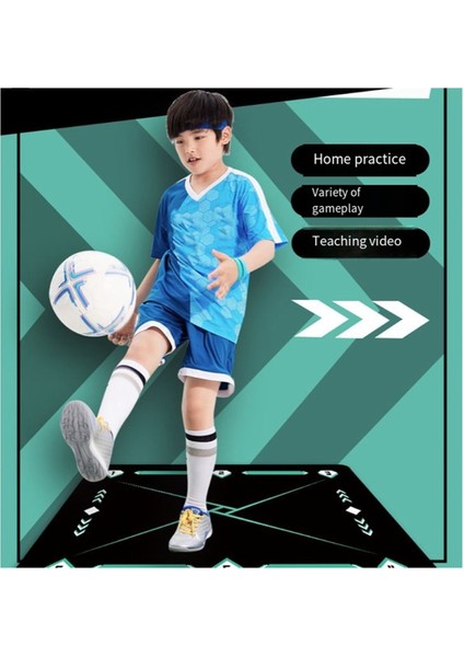 Futbol Eğitim Mat, Kayma Karşıtı ve Gürültü Azaltma Evi Çocuk Futbol Mat, Oda Dekorasyon Zemin Mat, B (Yurt Dışından) modelleri