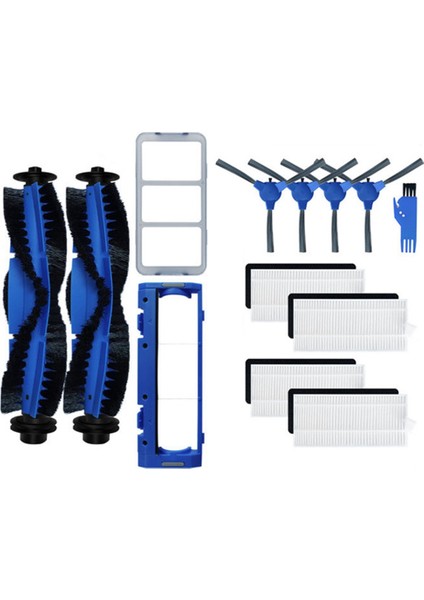 Eufy Robovac 11S 25C 30 30C 35C 12 15T 15C Ince Robot Vakum Ana Yan Fırça Hepa Filtre Için Yedek Parça Kiti (Yurt Dışından)