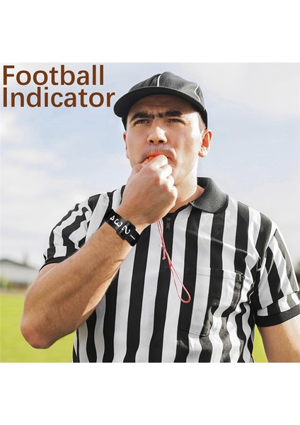 Futbol Hakem Dişli- Futbol Numaralı Bilek Aşağı Gösterge-Football Bahçe Işaretleri Head Linesman Hakem Ekipmanları (Yurt Dışından) indirimleri
