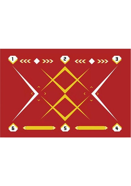 Kırmızı Futbol Eğitim Mat Slip Olmayan Katlanabilir Çocuklar Yetişkin Top Eğitim Mat (Yurt Dışından)