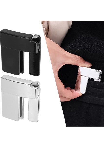 2pcs Pantolon Bel Shrink Klipsli Toka Dayanıklı Çok Fonksiyonlu Kayış Klipsli Toka Çok Fonksiyonlu Kayış Klips (Yurt Dışından) modelleri
