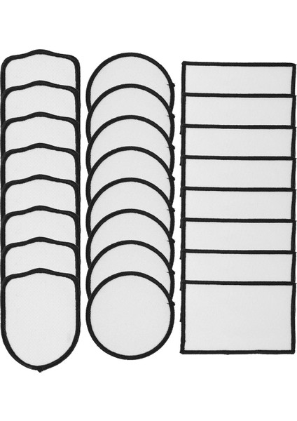 24PCS Süblimasyon Yaması Boşluklar Kumaş Demir-On Yamalar Şapka Giysileri Için Onarım Yaması Sırt Çantaları Üniformaları, 3 Stil (Yurt Dışından) fırsatları