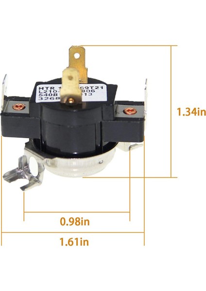 Kurutma Makinesi Döngüsü 4 Kablolu Termostat WE4M181 AP2044414 Ge'ye Uygun (Yurt Dışından) fiyatları