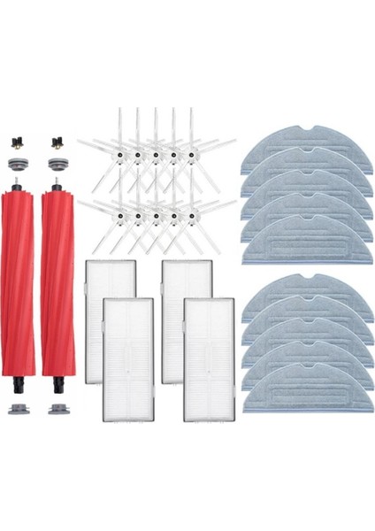 Elektrikli Süpürge Parçaları Xiaomi Roborock S7 T7S T7 Artı T7S Artı Ana Rulo Fırça Hepa Filtre Yan Fırça Paspas Aksesuarları (Yurt Dışından)