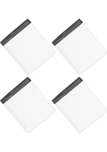 4 Adet Süblimasyon Cüzdanı Boş Isı Transfer Cüzdanı Boş Süblimasyon Cüzdanı Seyahat Iş Mezuniyeti Için Kimlik Pencereleri (Yurt Dışından) modelleri