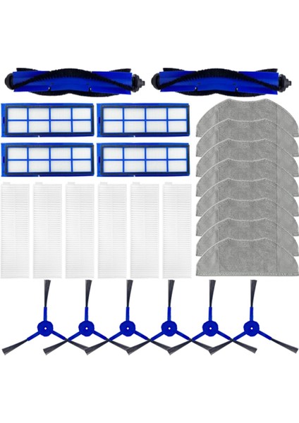 Anker Eufy Robovac L70 Robotlu Süpürge Parçaları Ana Yan Fırça Hepa Filtre Paspas Bezi Yedek Aksesuarlar (Yurt Dışından)