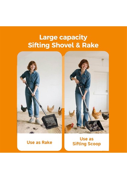 Tavuk Dışkısı Kepçesi, 10 Inç Kum Eleme Küreği (Yurt Dışından) modelleri