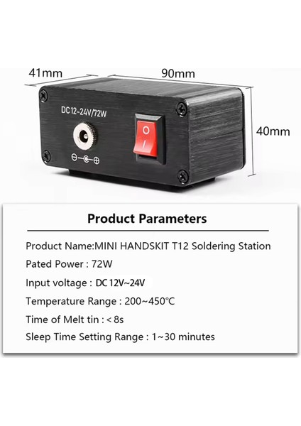Handskıt T12 Lehimleme Istasyonu Taşınabilir Ev Elektroniği Tamir Aleti (Yurt Dışından) fırsatları