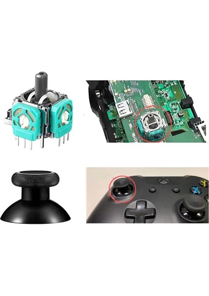 Xbox One Kontrolcüsü Için 3D Analog Çubuk Yedek Joystick 7 Parça (Yurt Dışından) fırsatları