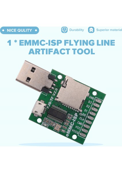 Emmc-Isp Uçan Hat Kilidi Açma Eseri Cep Telefonu Fırçası AU6438BS (Yurt Dışından) fırsatları