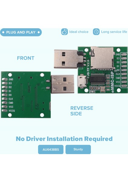 Emmc-Isp Uçan Hat Kilidi Açma Eseri Cep Telefonu Fırçası AU6438BS (Yurt Dışından) indirimleri