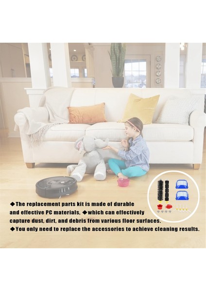 Irobot Roomba 600 Serisi Için Yedek Parça Kiti - 595, 610, 614, 620, 630, 650, 660, 665 Süpürgeler Için Uyumlu Aksesuarlar (Yurt Dışından) indirimleri