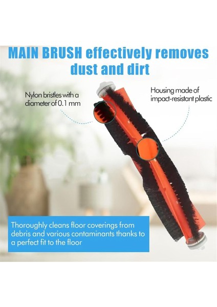 Dreame Bot D9 Plus Robot Süpürge Aksesuar Seti Ana Yan Fırça Paspas Bezi Bez Hepa Filtre Toz Torbası Parçaları (Yurt Dışından) fiyatları