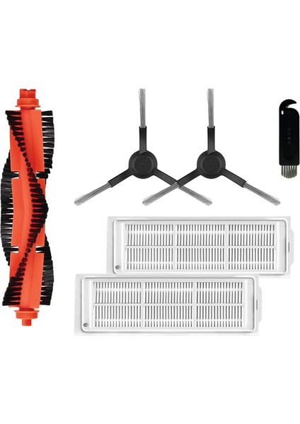 Xiaomi Mi Robot Süpürge-Mop Pro STYTJ02YM XMSTJQR2S Yedek Parça Aksesuarları Ana Yan Fırça Hepa Filtresi (Yurt Dışından)