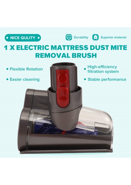 Dyson V7 V8 V10 V11 V15 Elektrikli Süpürge Mini Motorlu Alet Fırça Başlığı Için Elektrikli Yatak Toz Akarı Temizleme Fırçası (Yurt Dışından) fırsatları